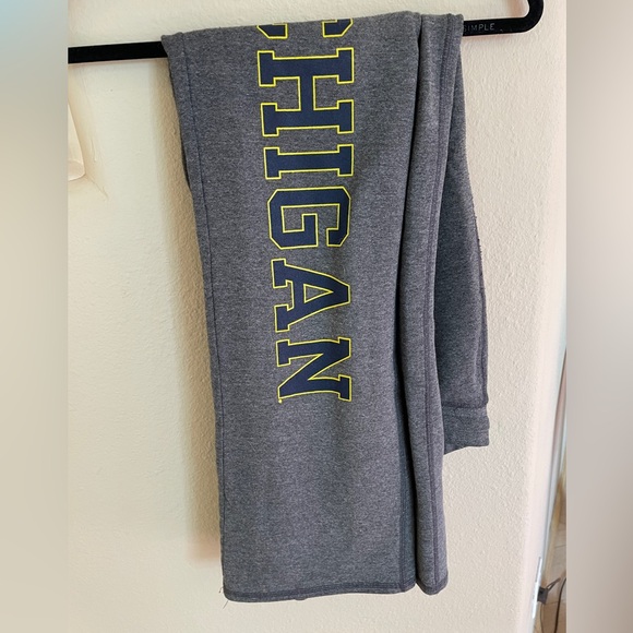 University of Michigan Champion Gray Sweatpants - Picture 3 of 10